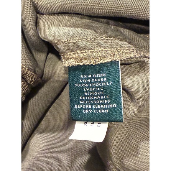 Lauren Ralph Lauren Skirt Women's Belted Utility Cargo Mini Olive Green - Picture 8 of 8